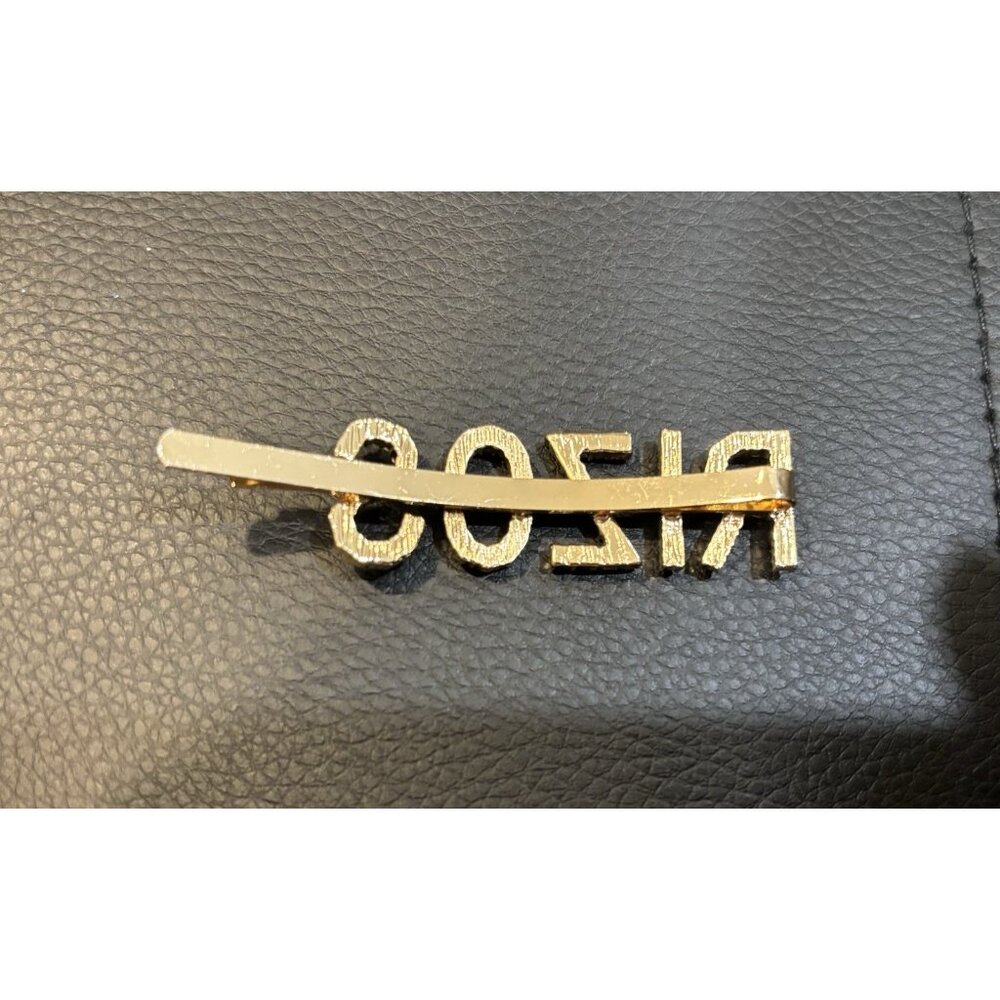 Set Of 2 Hair Clip/ Bobby Pins RIZOS And REINA (Rizos Curls) Gold Rhinestone - Picture 6 of 8